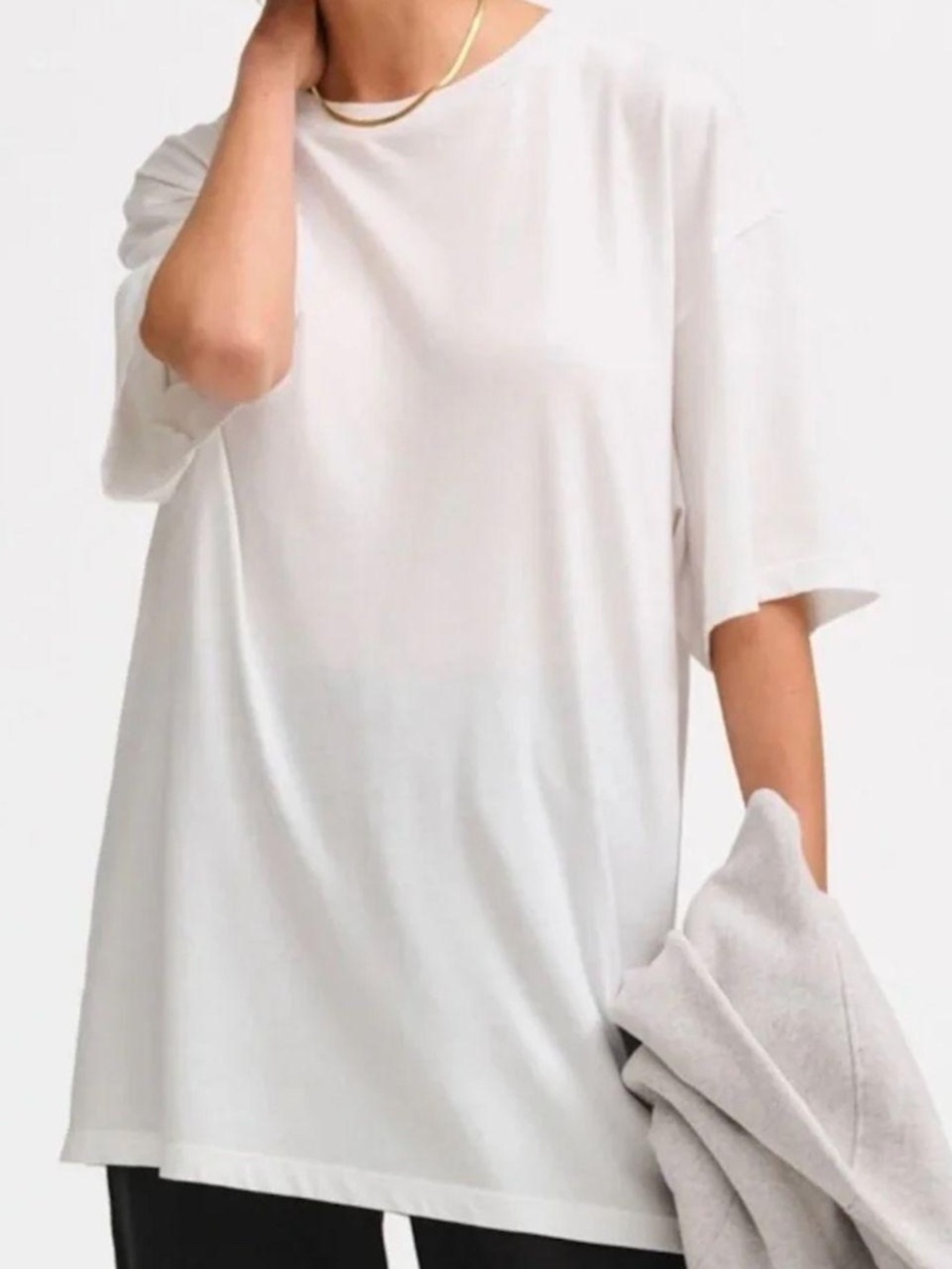 Mate the label organic cotton boyfriend tee white